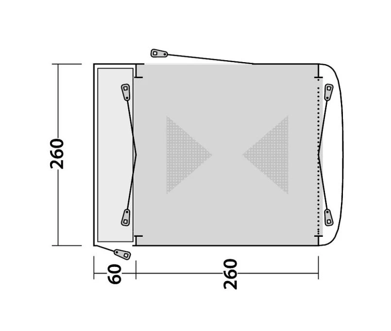 Outwell Milestone Shade Drive Away Awning 2 Outwell Milestone Shade Drive Away Awning - Image 2