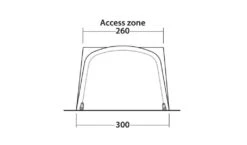 Outwell Newburg 260 Drive Away Awning -Fiama Camping Shop 111102 newburg 260 drawing other5