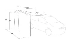 Outwell Fieldcrest Canopy -Fiama Camping Shop 111239 fieldcrest canopy drawing perspective2