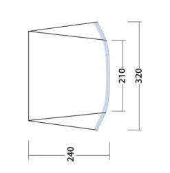 Outwell Touring Canopy Air -Fiama Camping Shop 111253 touring canopy air drawing floorplan3