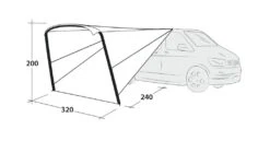 Outwell Touring Canopy Air -Fiama Camping Shop 111253 touring canopy air drawing perspective2