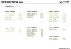 Outwell Universal Tent Awning Size 6 -Fiama Camping Shop 111295 12