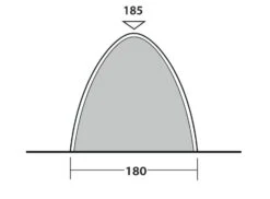 Outwell Free Standing Inner Tent L -Fiama Camping Shop 111340 free standing inner l drawing other4