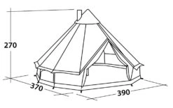 Robens Klondike Tent -Fiama Camping Shop 130189 klondike drawing perspective 2 4