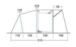 Outwell Blossburg 380 Drive Away Air Awning -Fiama Camping Shop 15124c9a 6bab 46fa b27f 8617a1801834