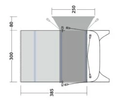 Outwell Blossburg 380 Drive Away Air Awning -Fiama Camping Shop 25996624 f86d 408d baab aa2591c7e57b