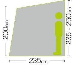 Quest Falcon Air 220 Porch Awning -Fiama Camping Shop a3500a 6 photo