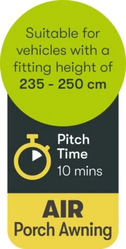 Quest Falcon Air 220 Porch Awning -Fiama Camping Shop a3500a 9 photo