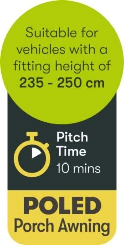 Quest Falcon 260 Poled Porch Caravan Awning -Fiama Camping Shop a3501 9 fullsize