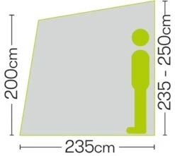 Quest Falcon Air 325 Porch Awning -Fiama Camping Shop a3502a 6 photo