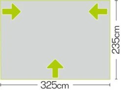 Quest Falcon Air 325 Porch Awning -Fiama Camping Shop a3502a 7 photo