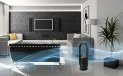 Sahara Heat Cool & Purify Portable Electric Heater -Fiama Camping Shop air purification