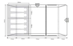 Outdoor Revolution Airedale 5.0S Tent Package -Fiama Camping Shop airedale 5s 1 2
