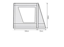 Outdoor Revolution Airedale 7.0SE / 9.0SE Front Porch Extension -Fiama Camping Shop airedale 7se 9se front porch extension floorplan 1