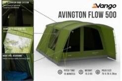 Vango Avington Flow 500 Tent -Fiama Camping Shop avington flow 5003
