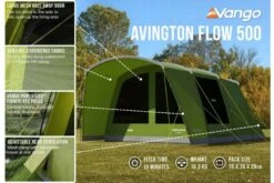 Vango Avington Flow 500 Tent -Fiama Camping Shop avington flow 5004