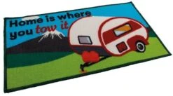 Quest Washable 'Home Is Where You Tow It' Mat -Fiama Camping Shop c0031n midsize 1