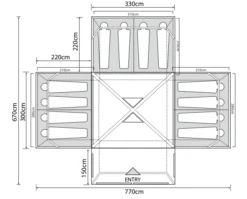 Outdoor Revolution Camp Star 1200 Air Tent Bundle (2022) -Fiama Camping Shop campstar 1200 1 1