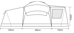 Outdoor Revolution Camp Star 1200 Air Tent Bundle (2022) -Fiama Camping Shop campstar 1200 3