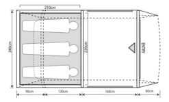 Outdoor Revolution Camp Star 350 Air Tent Bundle (2022) -Fiama Camping Shop campstar 350 2 1