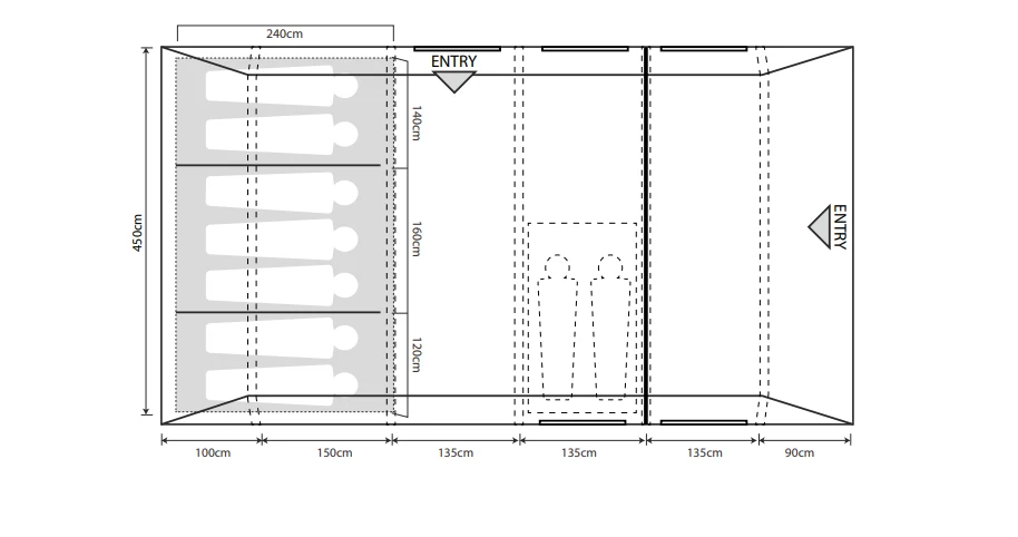Outdoor Revolution Camp Star 700 Air Tent Bundle 9 Outdoor Revolution Camp Star 700 Air Tent Bundle - Image 9