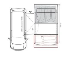Outdoor Revolution Cayman Cacos Air SL Low Driveaway Awning -Fiama Camping Shop cayman cacos air sl 9main 1