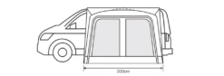 Outdoor Revolution Cayman Cuba Air Mid Drive Away Awning -Fiama Camping Shop cayman cuba 3 1