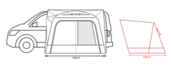 Outdoor Revolution Cayman F/G Mid Drive Away Awning 37 Outdoor Revolution Cayman F/G Mid Drive Away Awning -Fiama Camping Shop cayman fg floorplan 2