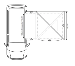 Outdoor Revolution Cayman Midi Air Low Drive Away Awning -Fiama Camping Shop cayman midi air 1