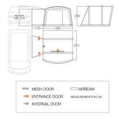 Vango Cove II Low Air Drive Away Awning 22 Vango Cove II Low Air Drive Away Awning -Fiama Camping Shop cove ii air low floorplan high