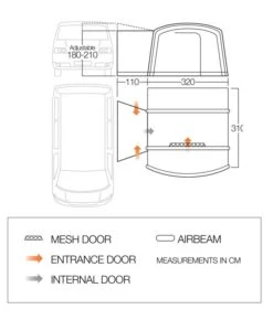 Vango Cove II Low Air Drive Away Awning 32 Vango Cove II Low Air Drive Away Awning -Fiama Camping Shop cove ii air low floorplan high 1