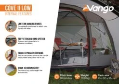 Vango Cove II Low Drive Away Awning -Fiama Camping Shop cove ii low2 1
