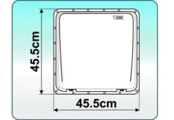 Fiamma 400 X 400 Roof Vent White 11 Fiamma 400 X 400 Roof Vent White -Fiama Camping Shop fiamma vent plan2