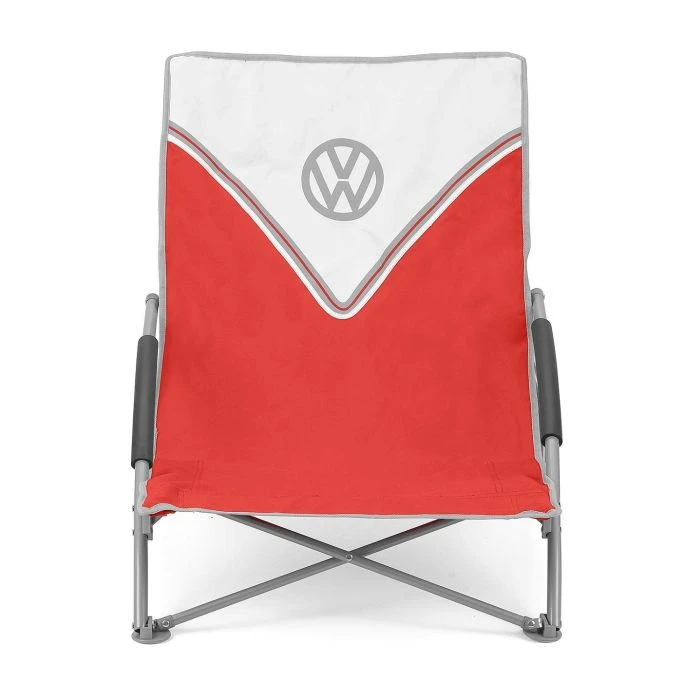Volkswagen Red Campervan Folding Low Camping Chair 2 Volkswagen Red Campervan Folding Low Camping Chair - Image 2