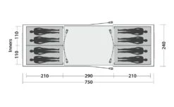 Easy Camp Huntsville 800 Twin Tent -Fiama Camping Shop huntsville 800 3