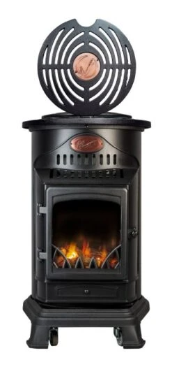 Provence 3kw Portable Gas Heater In Matt Black -Fiama Camping Shop img 6620 v2g