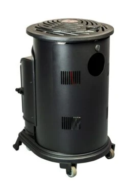 Provence 3kw Portable Gas Heater In Matt Black -Fiama Camping Shop img 6627g