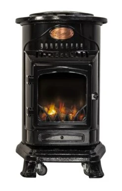 Provence 3kw Portable Gas Heater In Gloss Black