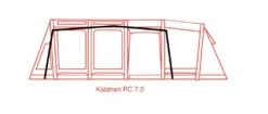 Outdoor Revolution Kalahari PC 7.0 Side Sun Wing -Fiama Camping Shop kalahari sun wing 2 1 1