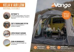 Vango Kela V Low Air Drive Away Awning -Fiama Camping Shop kela v air low2