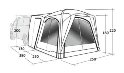 Outwell Linnburg Air Rear Drive Away Awning Package -Fiama Camping Shop linnburg air rear