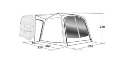 Outwell Milestone Dash Drive Away Awning 16 Outwell Milestone Dash Drive Away Awning -Fiama Camping Shop milestone dash dimensions