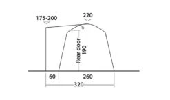Outwell Milestone Dash Drive Away Awning 14 Outwell Milestone Dash Drive Away Awning -Fiama Camping Shop milestone dash measurments