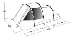 Outwell Dash 4 Tent -Fiama Camping Shop outwell dash4 tent dimensions