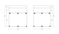 Outwell Fallcrest Side Panel Set -Fiama Camping Shop outwell fallcrest awning side panel set 5