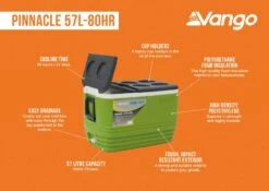 Vango Pinnacle 57L Cooler -Fiama Camping Shop pinnnacle 57l 80hr hr medium