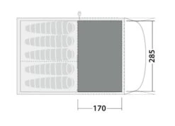 Robens Wolf Moon 5XP Carpet (285cm X 170cm) -Fiama Camping Shop robens wolf carpet