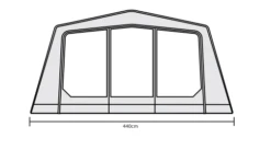 Outdoor Revolution Ozone Safari Front Porch Extension -Fiama Camping Shop safarai 2