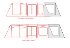 Outdoor Revolution Ozone Safari Front Porch Extension -Fiama Camping Shop safari 3