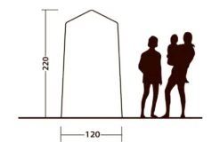 Outwell Seahaven Comfort Station Single Utility Tent -Fiama Camping Shop seahaven comfort station single standing height